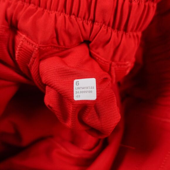 NWOT Lululemon Size 6 Hotty Hot Shorts High Rise HR 4” Lined HTHT Hot Heat Red - Picture 8 of 9